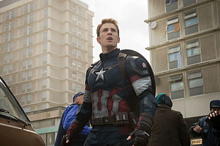 Captain America suit, Avengers: Age of Ultron, Captain America, Chris Evans HD wallpaper