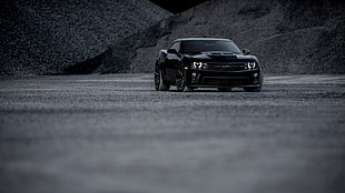black coupe, car, Camaro, Chevrolet Camaro HD wallpaper