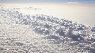 white clouds, clouds HD wallpaper