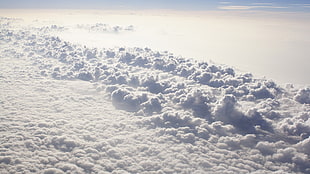 white clouds, clouds