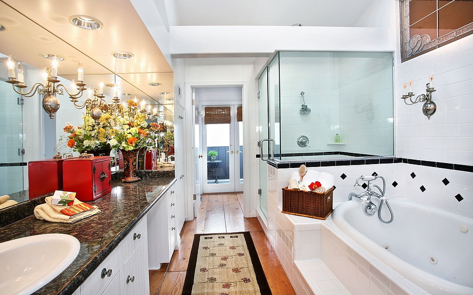 bathroom furniture set HD wallpaper