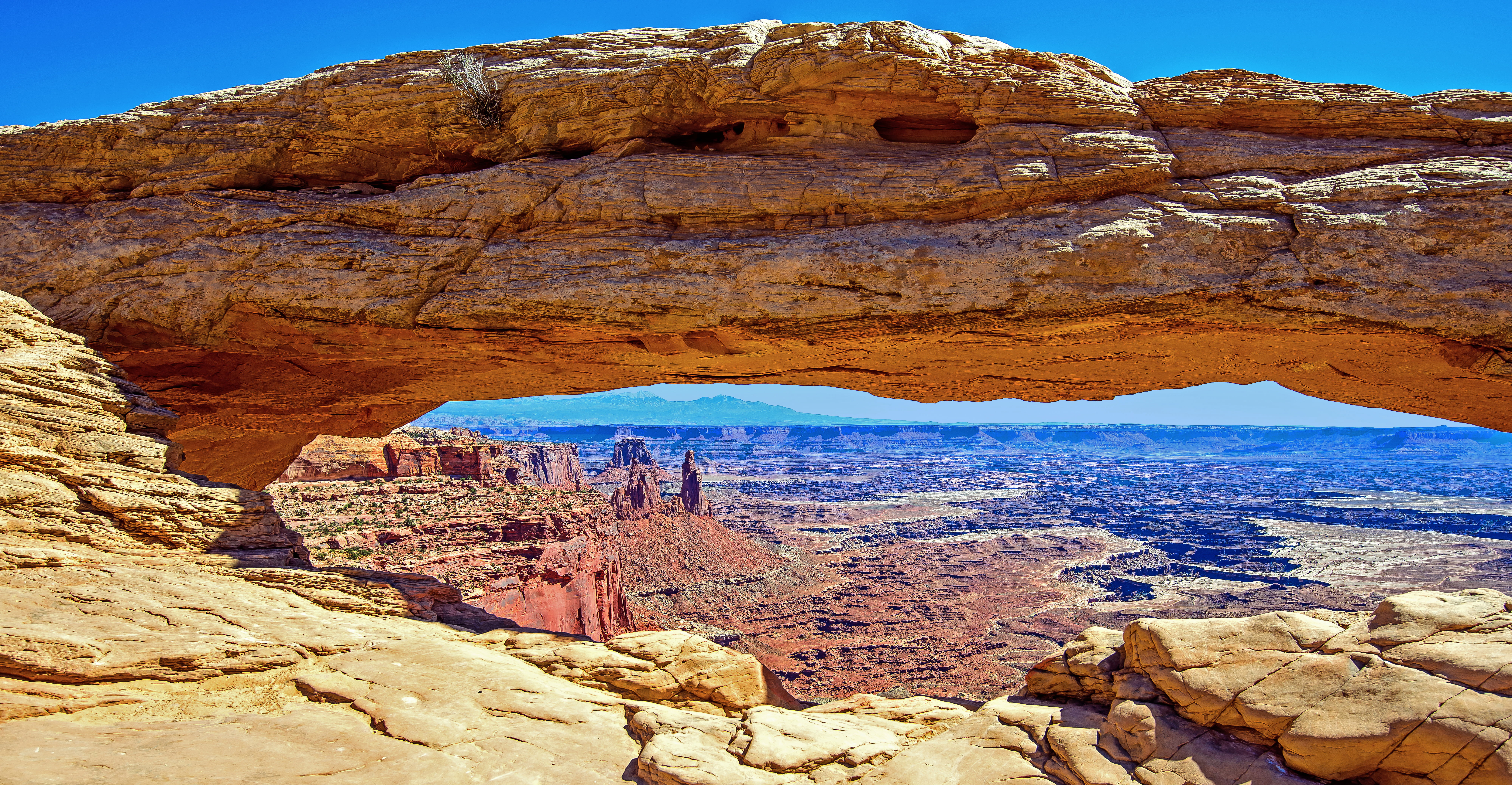 Rock Formation on mountain during day time, canyonlands national park