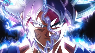 Son Goku illustration, Goku, Ultra Instinct, Dragon Ball Super HD wallpaper