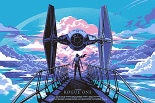 Star Wars Rogue One wallpaper, Star Wars, Rogue One: A Star Wars Story, TIE Fighter, artwork