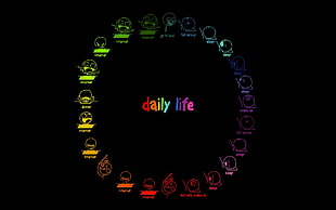 Daily Life text illustration