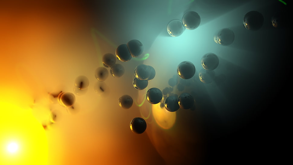 abstract, balls HD wallpaper