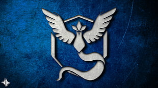 Pokemon Mystic logo, Pokemon Go, Team Mystic, Pokémon, blue HD wallpaper
