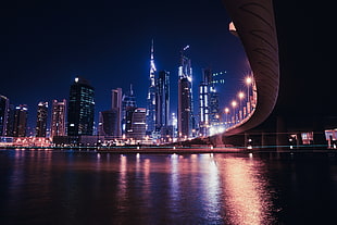concrete buildings, Dubai, United arab emirates, Skyscrapers