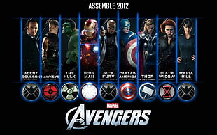 Marvel Avengers Assemble 2012, The Avengers, Iron Man, Hulk, Thor