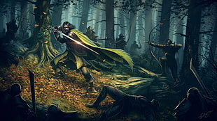 game scene screenshot, The Lord of the Rings, Boromir