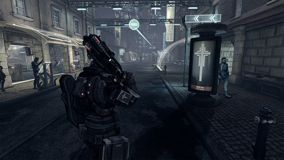 black robot digital wallpaper, Scivelation, video games HD wallpaper