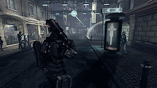 black robot digital wallpaper, Scivelation, video games