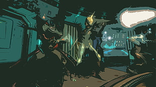 Marvel digital wallpaper, Warframe, Trinity (Warframe), Mag (Warframe), Ash (Warframe)