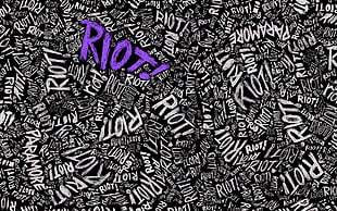 Paramore Riot digital wallpaper, music, Paramore, typography