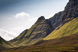 mountain plains, scotland HD wallpaper