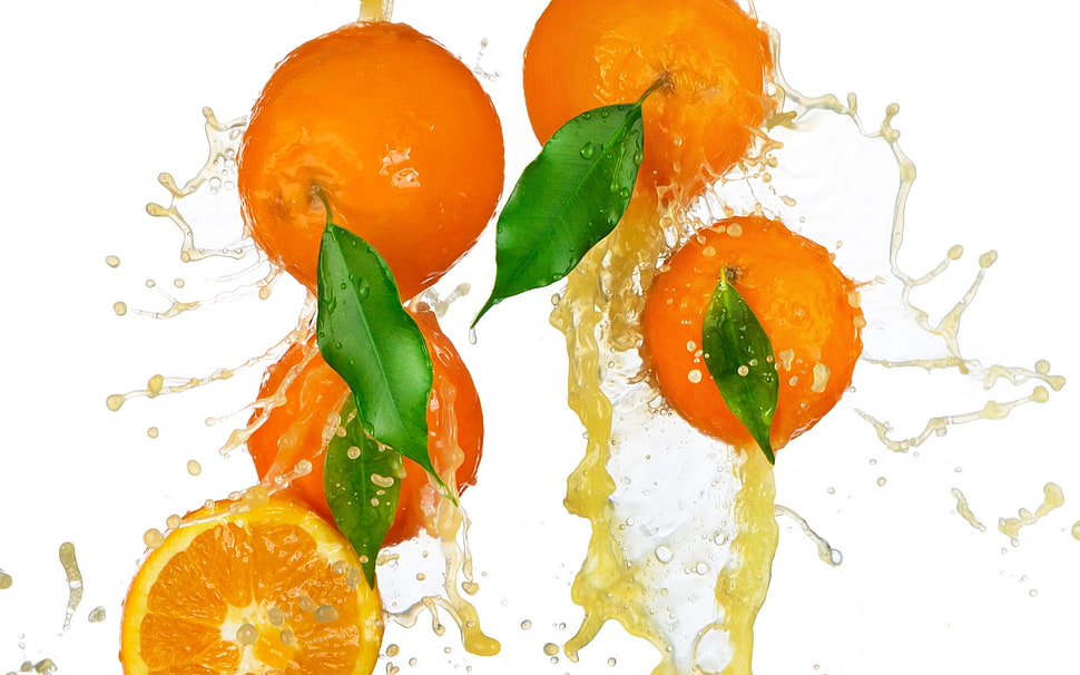 orange fruits HD wallpaper