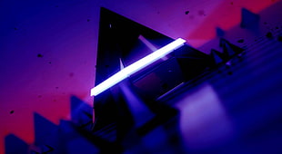 pyramid, space HD wallpaper