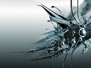grey artwork illustration
