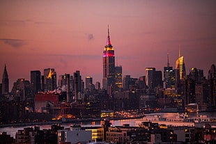 Empire State building, New York City, skyscraper, city, Empire State Building HD wallpaper