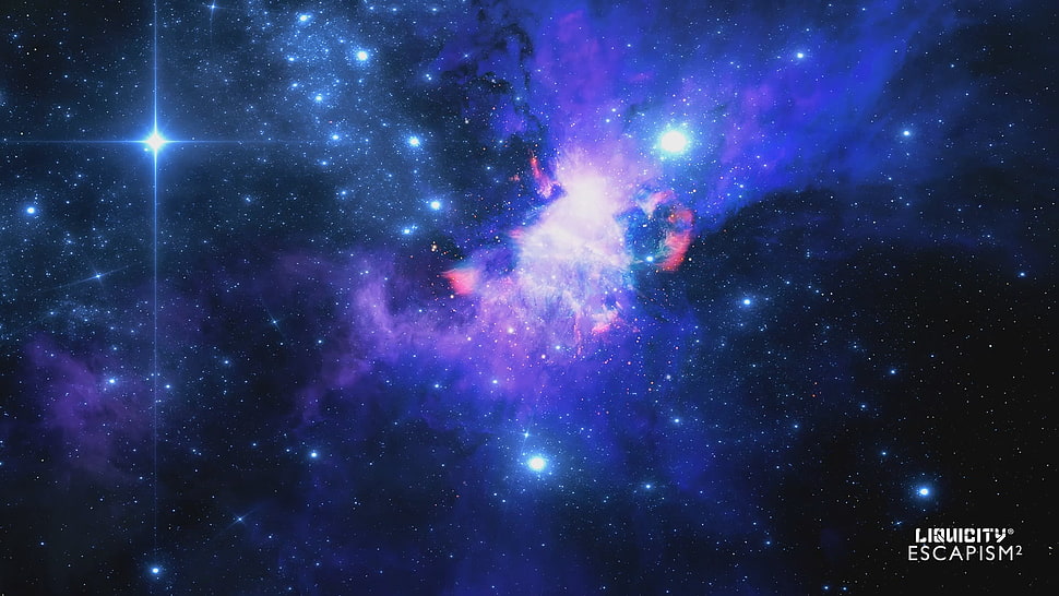 nebula digital wallpaper HD wallpaper