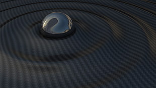 water droplet, abstract, carbon fiber  HD wallpaper