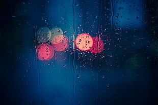 tilt shift lens of water droplets HD wallpaper