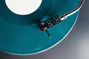 top view of turntable