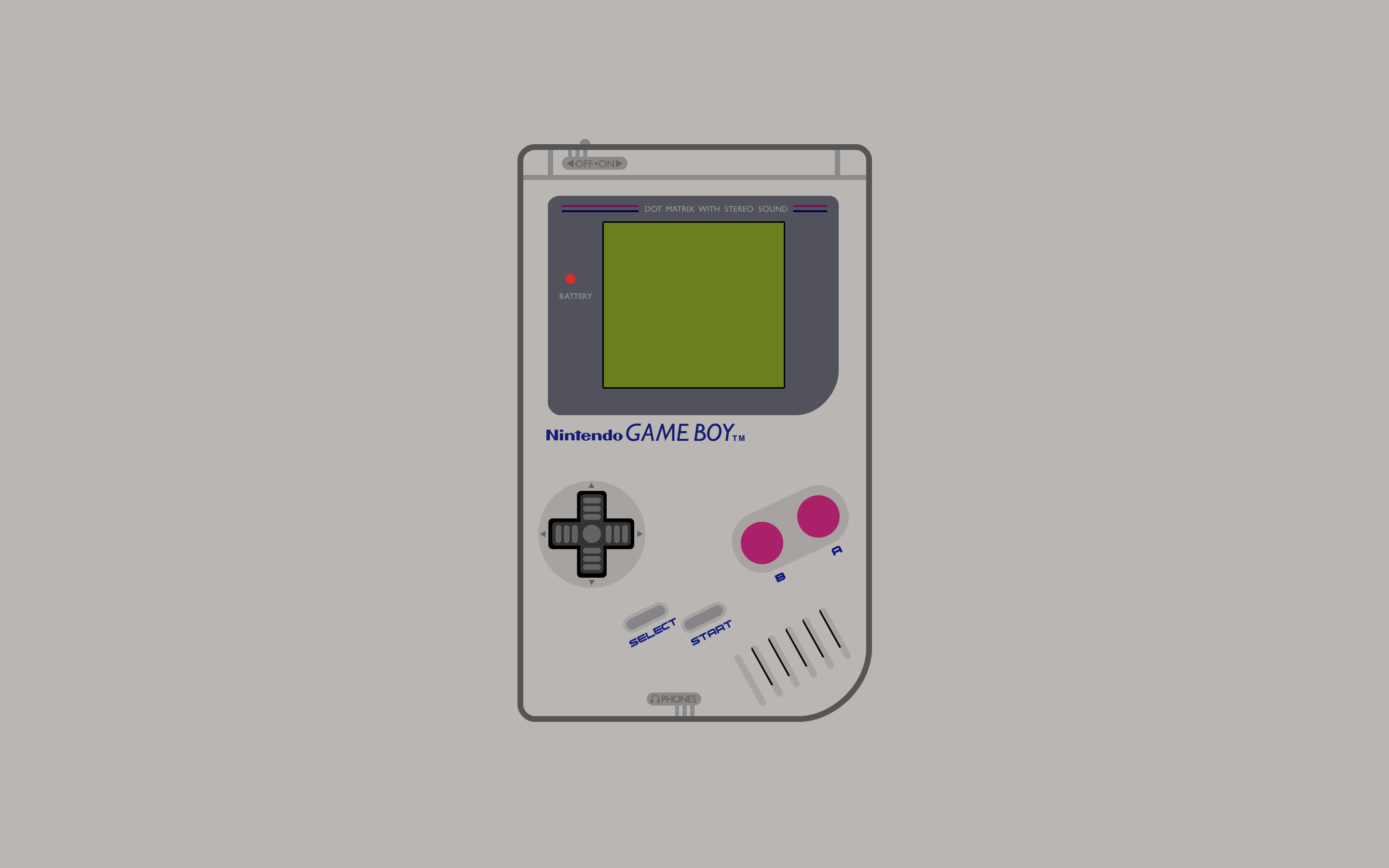 white Nintendo Gameboy toy, GameBoy, consoles, video games, minimalism