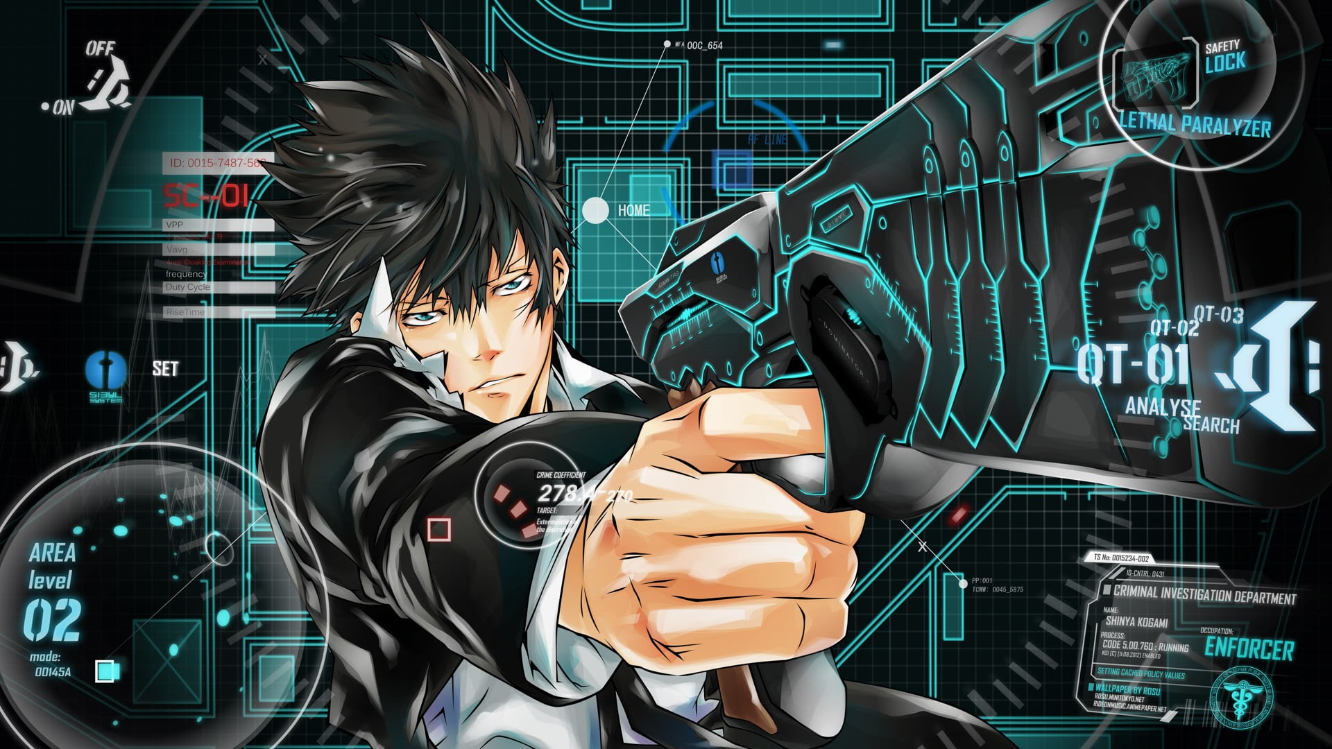 Male Anime Character Holding Pistol Digital Wallpaper Psycho Pass Shinya Kogami Anime Anime Boys Hd Wallpaper Wallpaper Flare