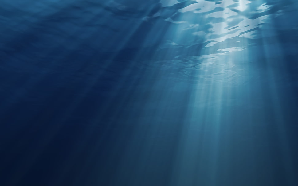 sunlight through body of water HD wallpaper