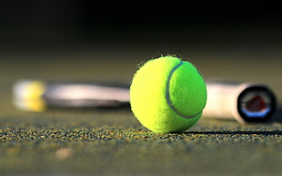 green and pink soccer ball, sport , tennis