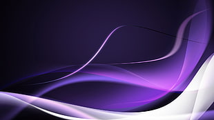 purple and white textile