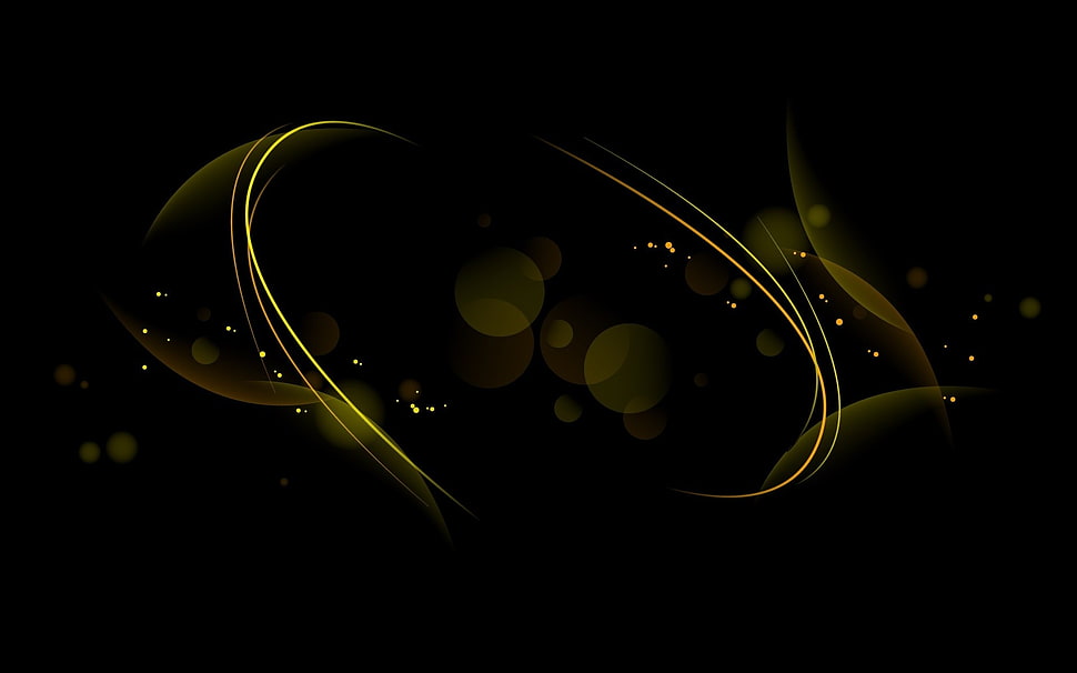 yellow and green splatter painting HD wallpaper