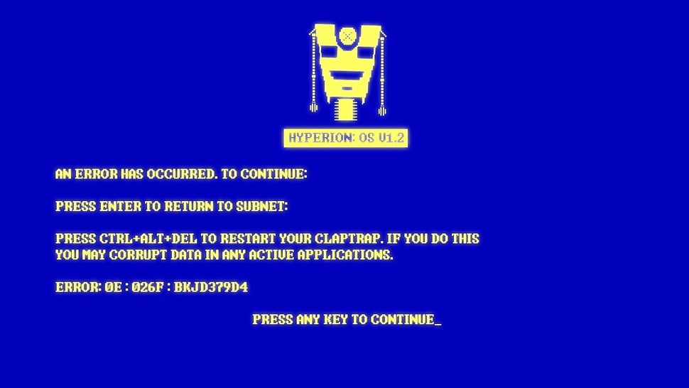 Hyperion OS U1.2 text, Borderlands: The Pre-Sequel, video games, computer, text HD wallpaper