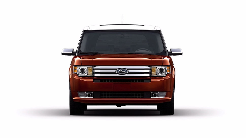 red Ford Flex SUV, car HD wallpaper