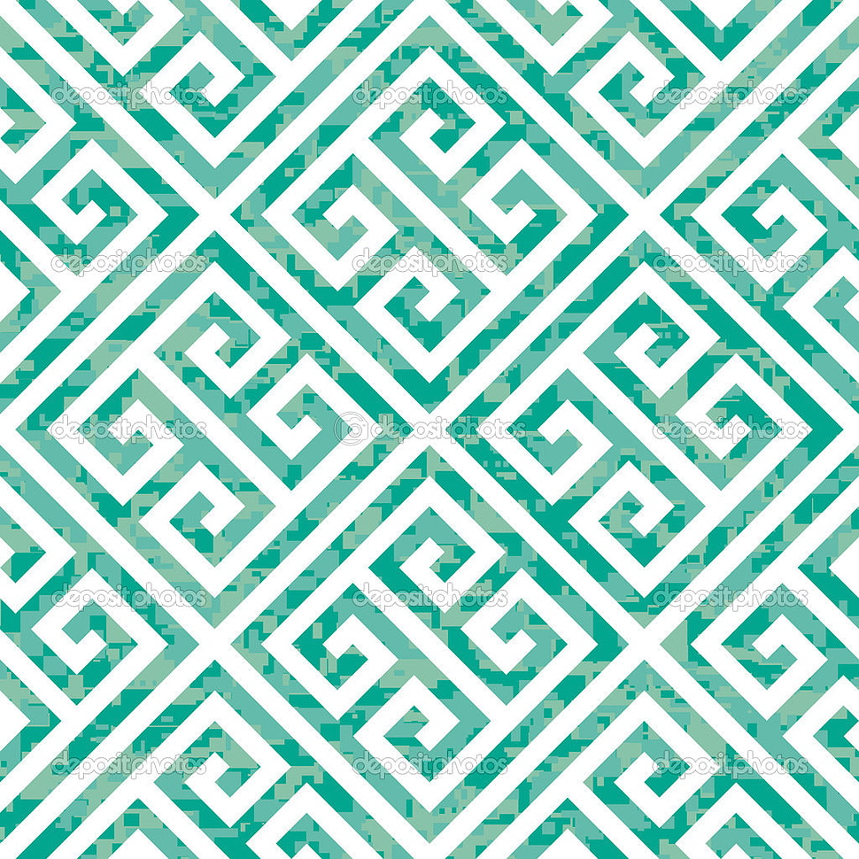 white and green tribal pattern HD wallpaper