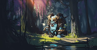 yeti illustration, Dota 2, Dota, Defense of the Ancients, Valve HD wallpaper