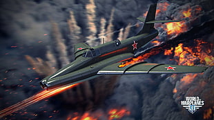 grey World Warplanes digital wallpaper, World of Warplanes, warplanes, airplane, wargaming HD wallpaper
