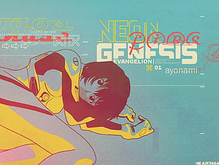 Neon Genesis illustration, Neon Genesis Evangelion, Ayanami Rei, anime