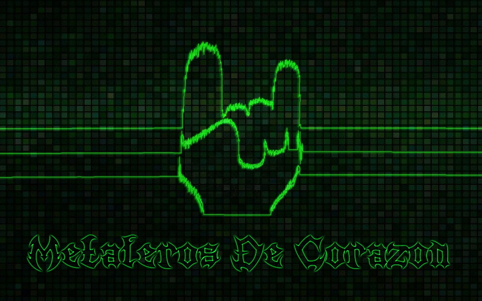 Metaleros De Corazon logo, metal music, alternative metal , heavy metal, thrash metal HD wallpaper
