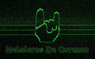 Metaleros De Corazon logo, metal music, alternative metal , heavy metal, thrash metal HD wallpaper