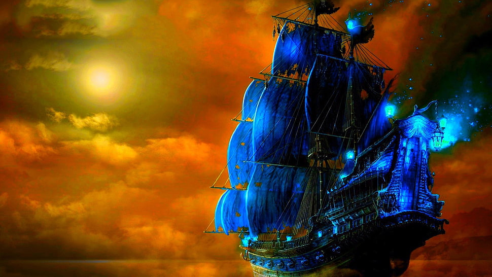 Pirate Ship iPhone Live Wallpaper  Download on PHONEKY iOS App