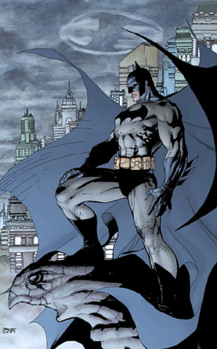 illustration of Batman body HD wallpaper
