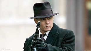 black fedora hat, Johnny Depp, public enemies, John Dillinger