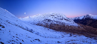 landscape photography of mountain alps, glencoe, scotland HD wallpaper