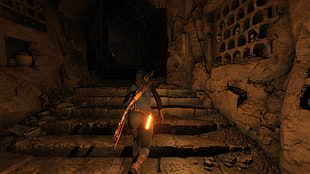 game play still screenshot, Rise of the Tomb Raider, Tomb Raider