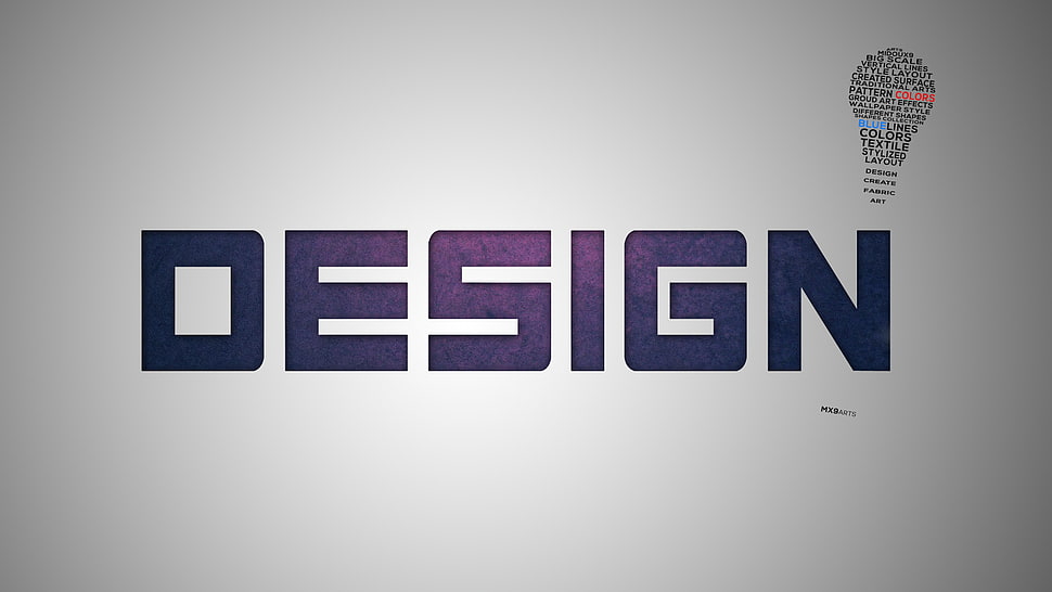 Design logo, typography HD wallpaper