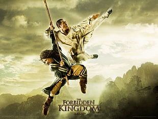 Forbidden Kingdom wallpaper, Jackie Chan, Jet Li, movies, The Forbidden Kingdom