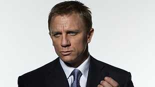 men's black suit jacket, movies, James Bond, Daniel Craig