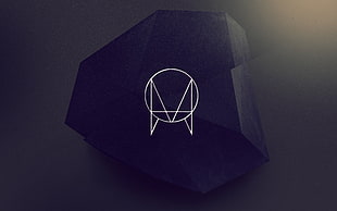 white and black abstract illustration